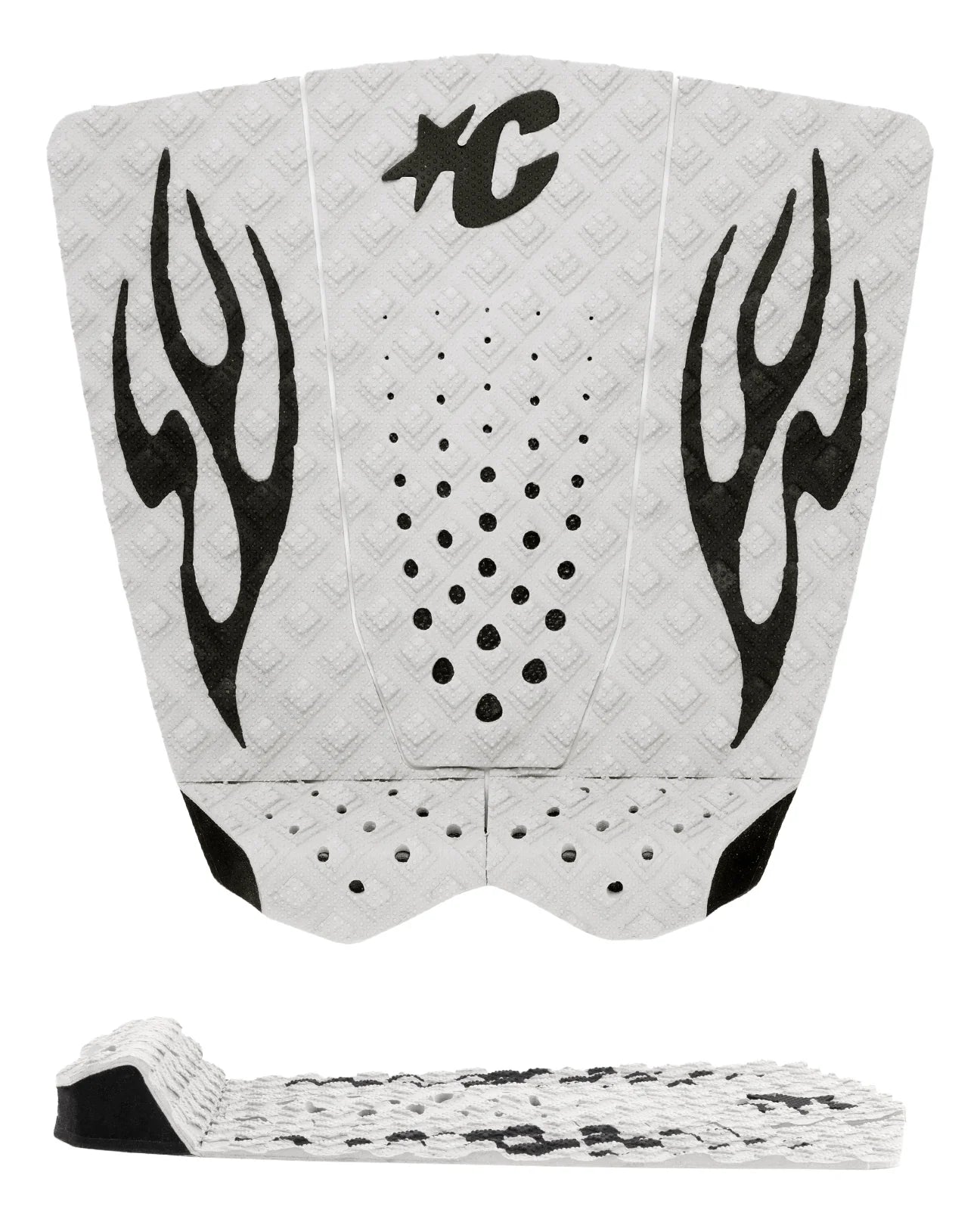 CREATURES OF LEISURE GRIFFIN COLAPINTO LITE SIGNATURE ECOPURE TRACTION PAD – BONE BLACK FLAMES