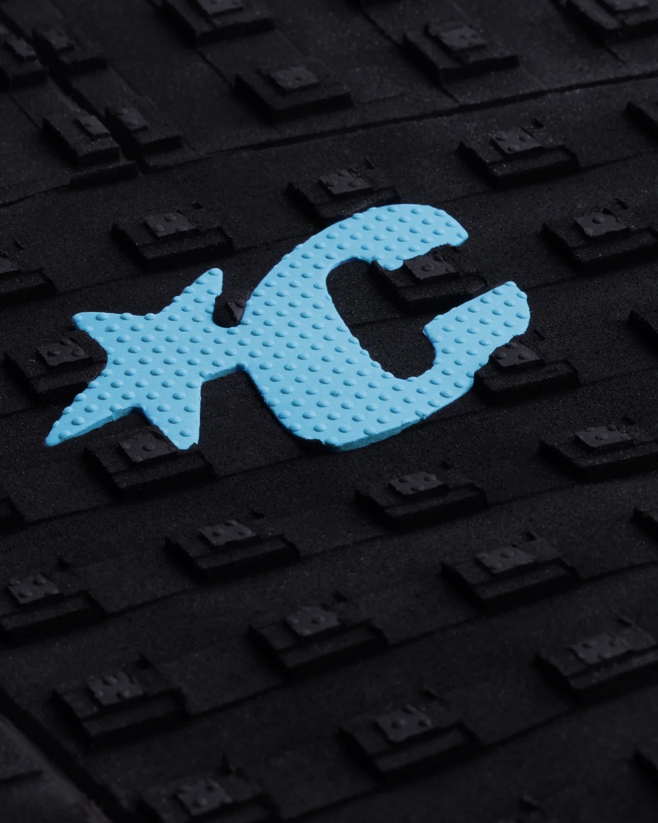 CREATURES OF LEISURE ETHAN EWING LITE PIN TAIL SIGNATURE ECOPURE TRACTION PAD BLACK CYAN