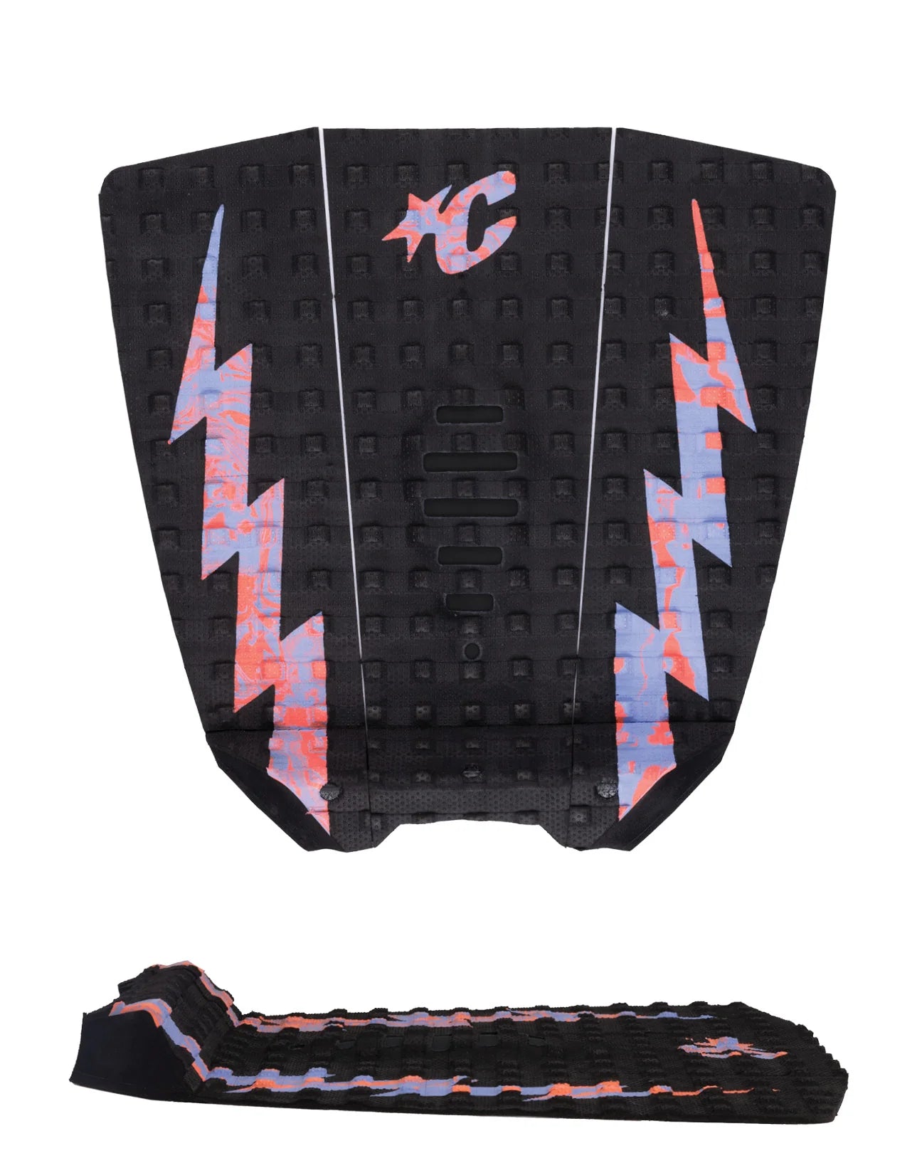 CREATURES OF LEISURE GROM MICK EUGENE FANNING LITE SIGNATURE ECOPURE TRACTION PAD BLACK PURPLE HAZE SWIRL
