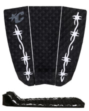 CREATURES OF LEISURE JACK FREESTONE LITE SIGNATURE ECOPURE ART SERIES TRACTION PAD BLACK BARBED WIRE