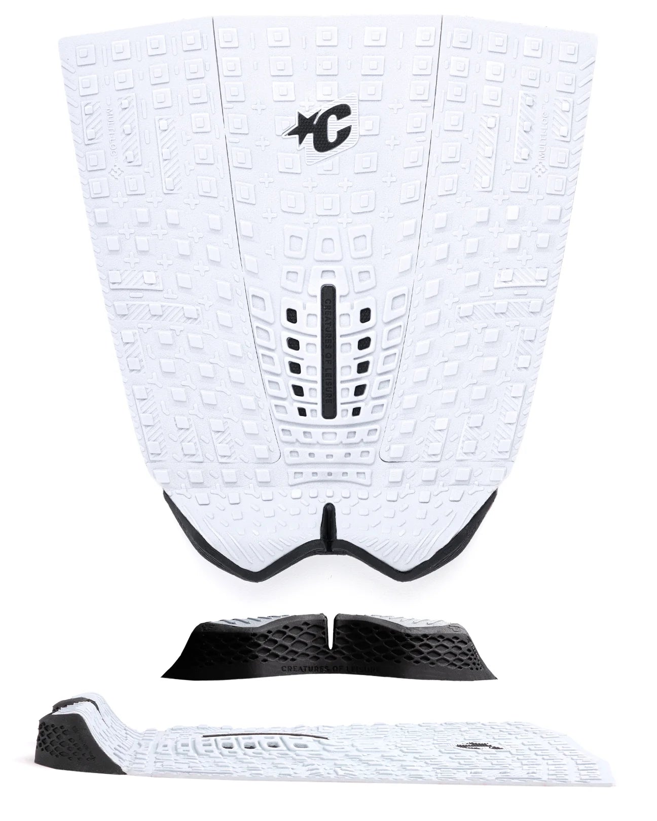 CREATURES OF LEISURE PROTO 1.4 PIN TAIL TRACTION PAD PLATINUM BLACK