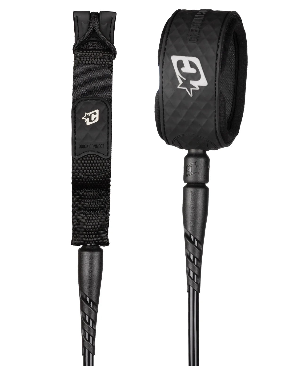 creatures-of-leisure-reliance-2-0-6ft-leash-black-silver.webp
