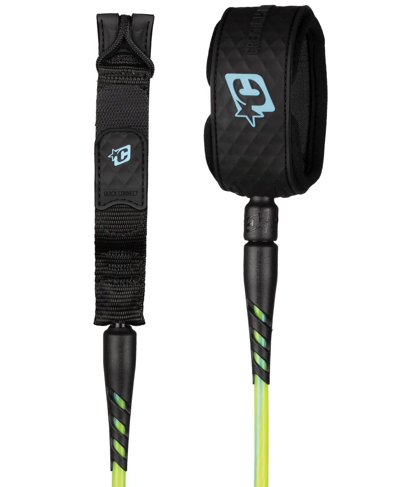 creatures-of-leisure-reliance-2-0-6ft-leash-pine-lime-twist.webp