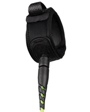 CREATURES OF LEISURE RELIANCE 2.0 LITE DUTY 5FT SLIM CUFF LEASH - PINE LIME TWIST BLACK