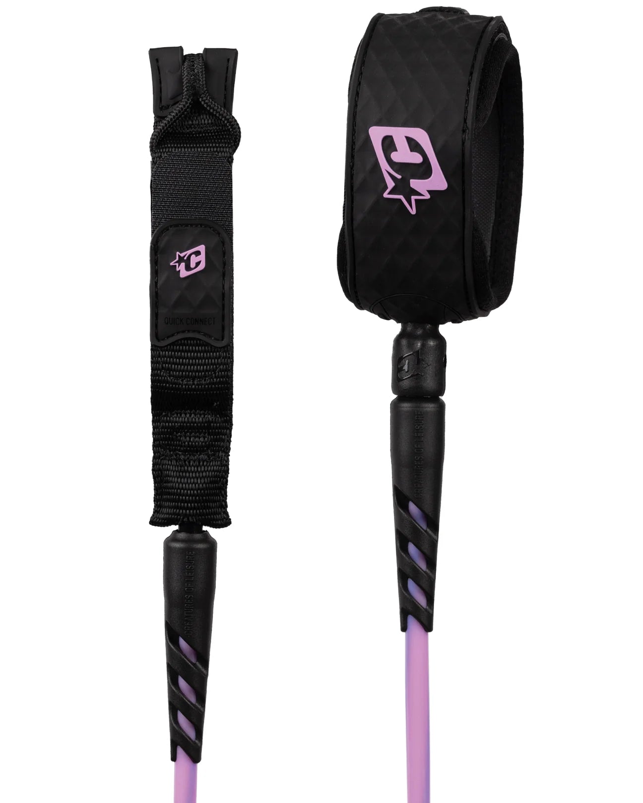 CREATURES OF LEISURE RELIANCE 2.0 STANDARD DUTY 6FT SURF LEASH SLIM ANKLE CUFF