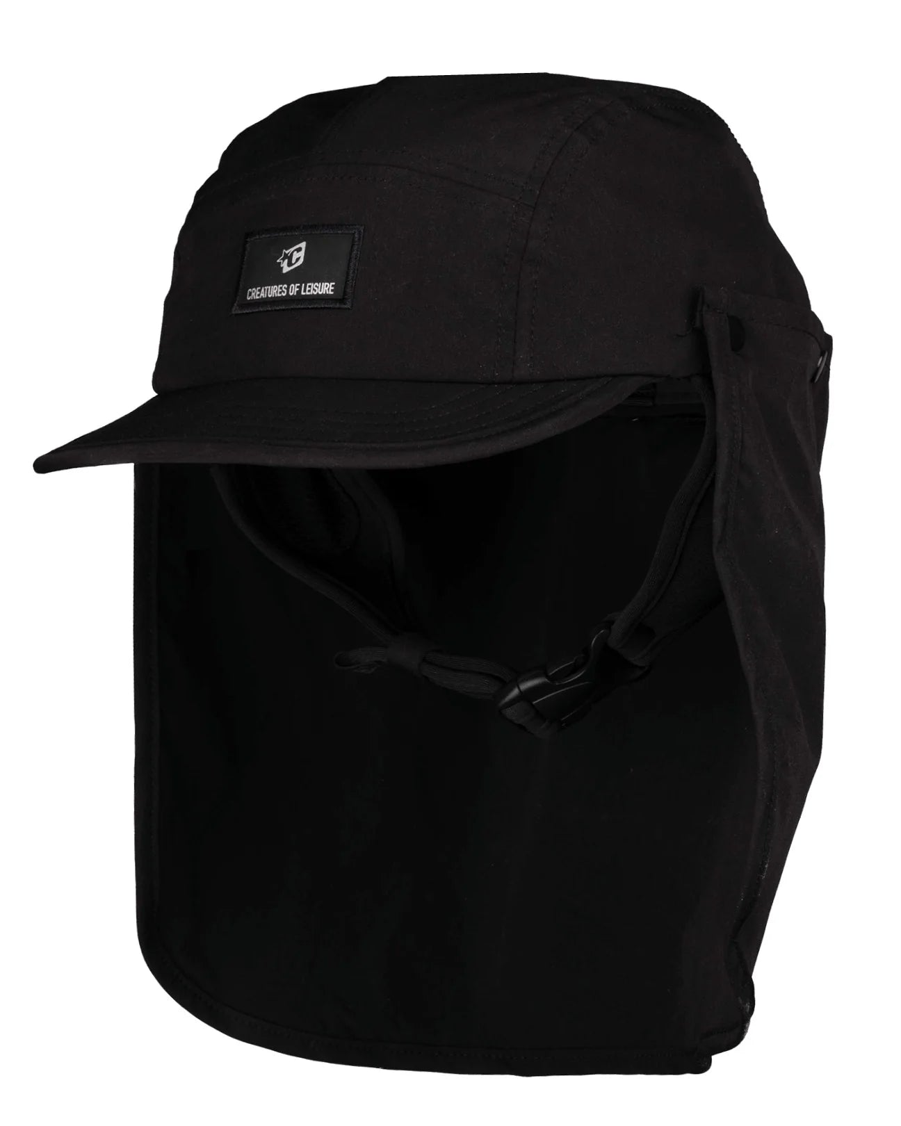 CREATURES OF LEISURE RELIANCE LEGIONNAIRE SURF CAP - BLACK