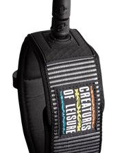 CREATURES OF LEISURE RELIANCE LONBOARD KNEE 9 HARDWEAR ART SERIES LEASH BLACK THORN