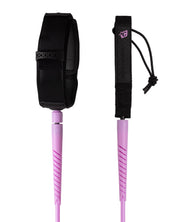 CREATURES OF LEISURE RELIANCE LONGBOARD KNEE LEASH 9FT SLIM FIT GUAVA BLACK