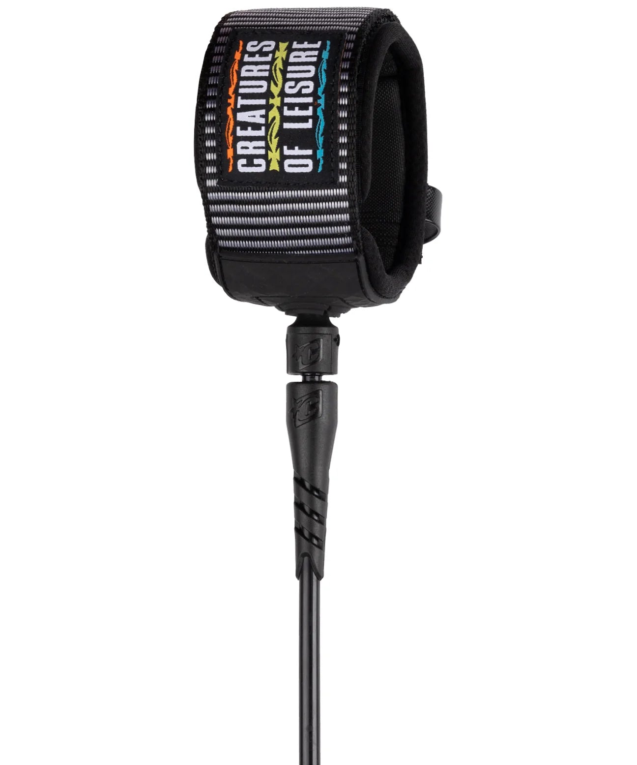 creatures-of-leisure-reliance-pro-6ft-surfboard-leash-black-thorn.webp