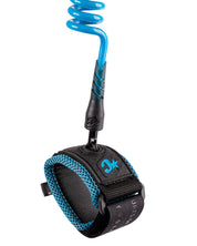 CREATURES OF LEISURE RELIANCE WRIST BODYBOARD LEASH - CYAN BLACK