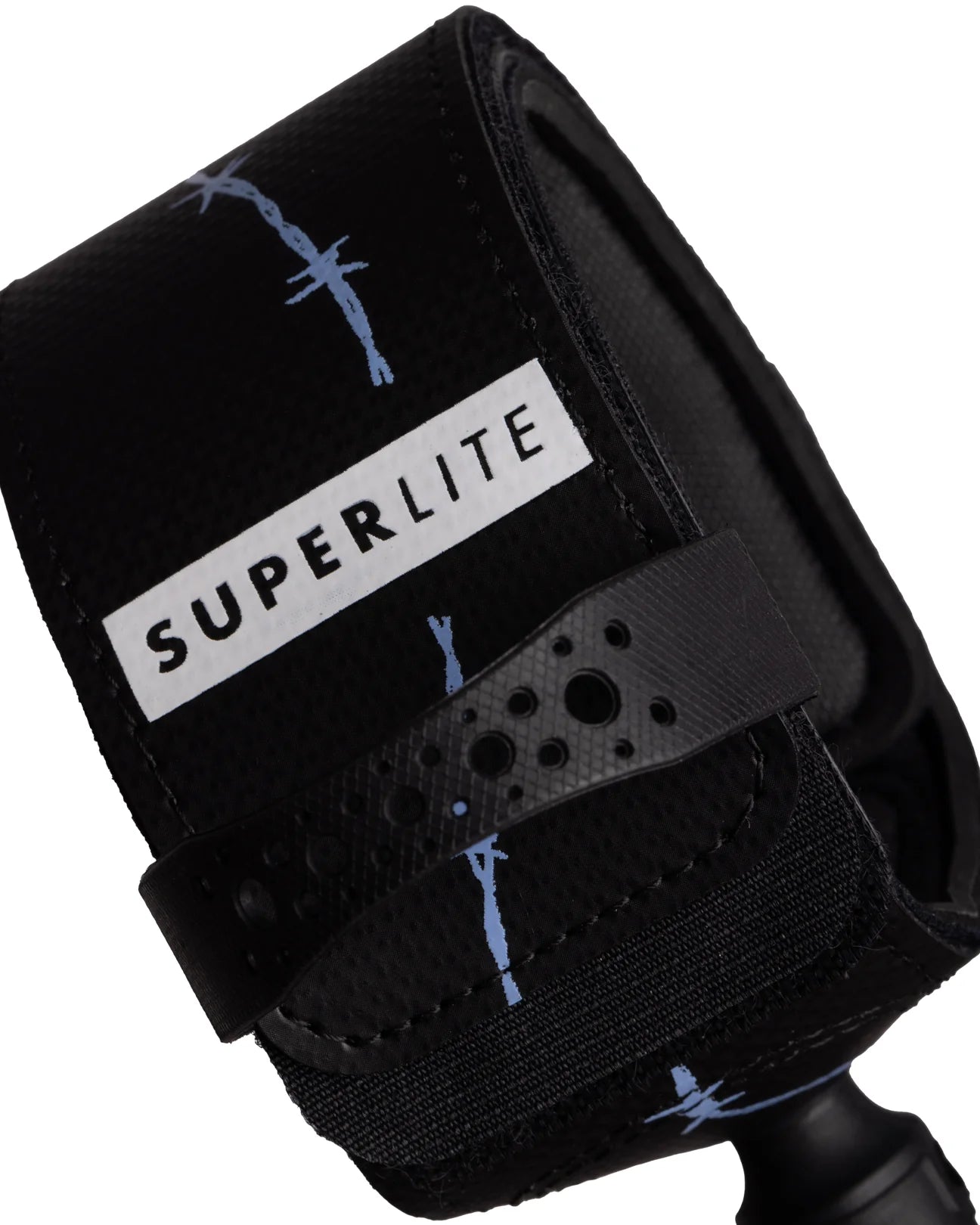 CREATURES OF LEISURE SUPERLITE PRO 6 ART SERIES SURF LEASH BLACK PURPLE HAZE BARBED WIRE
