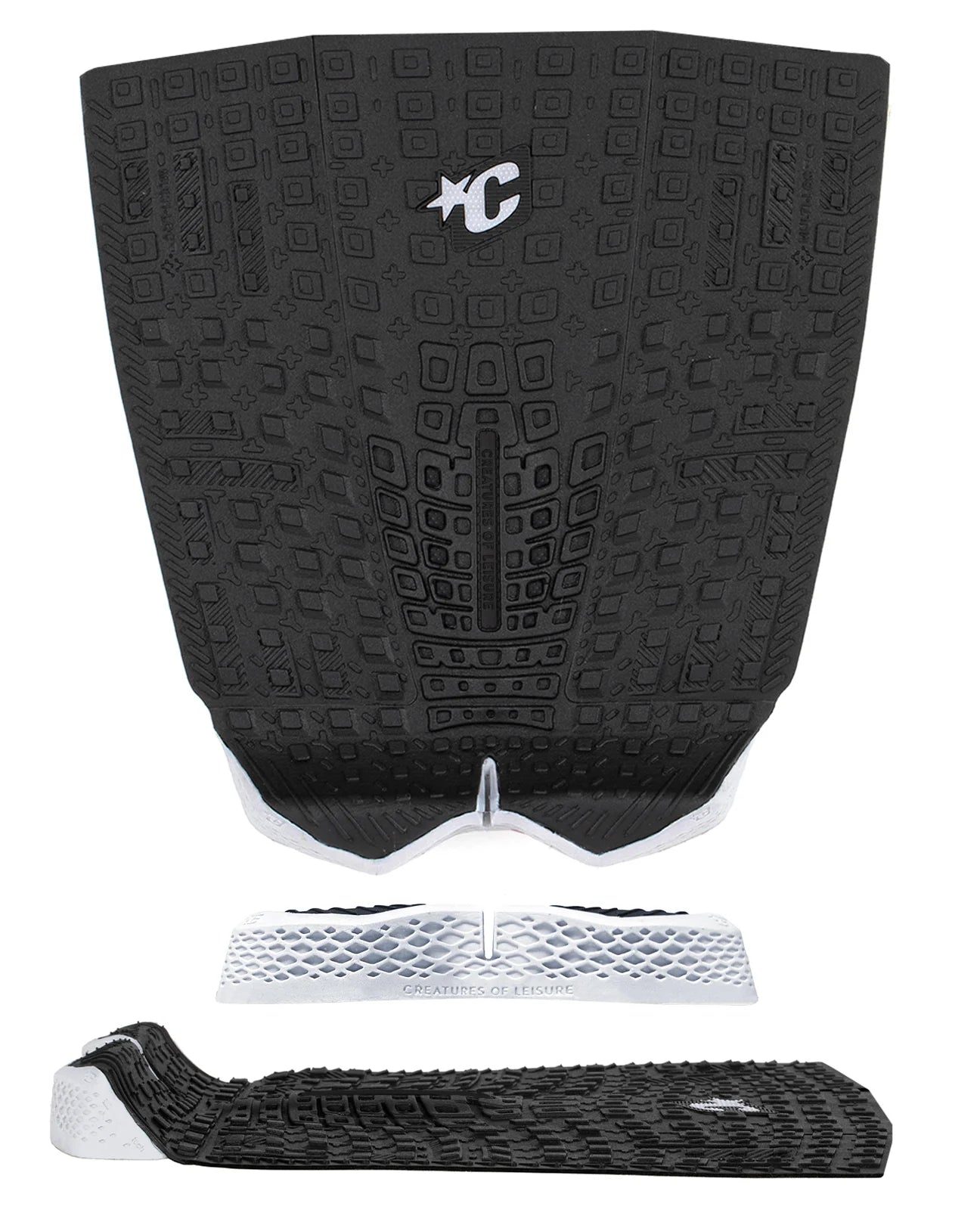 CREATURES OF LEISURE PROTO 1.4 PIN TAIL TRACTION PAD – BLACK PLATINUM