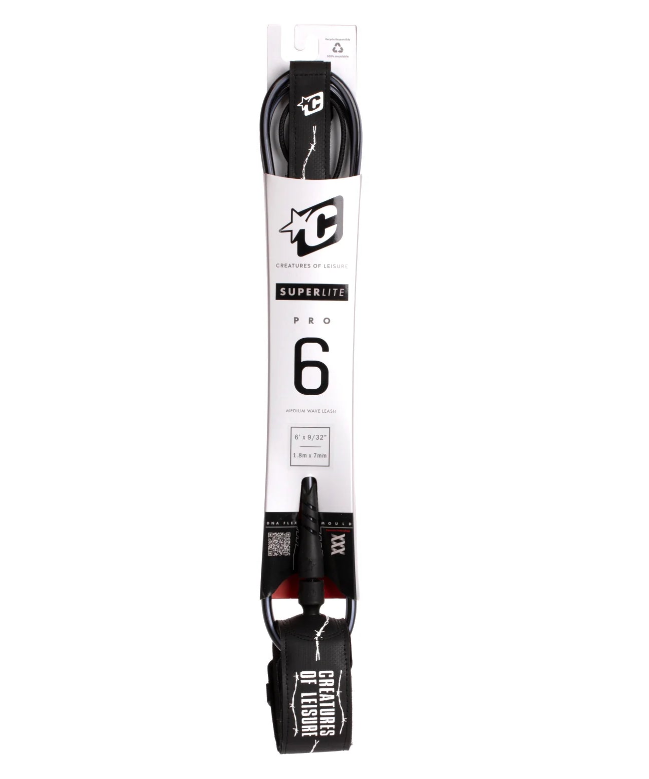 creatures-superlite-pro-6-art-series-leash-black-white-barbed-wire6.webp