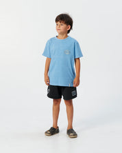 THE CRITICAL SLIDE BLADE KIDS TEE 230GSM COTTON T SHIRT POWDER BLUE