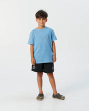 THE CRITICAL SLIDE BLADE KIDS TEE 230GSM COTTON T SHIRT POWDER BLUE