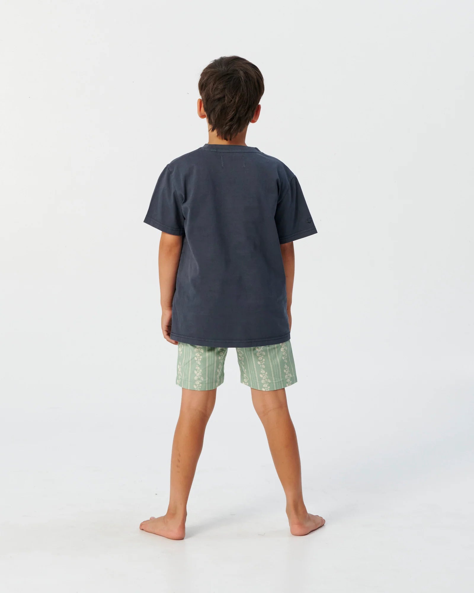 THE CRITICAL SLIDE FEELIN FINE KIDS TEE 230GSM COTTON T SHIRT WORKER BLUE