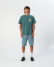 THE CRITICAL SLIDE MORNING TEE 230GSM COTTON GRAPHIC T SHIRT OCEAN