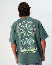 THE CRITICAL SLIDE PORTALS JUMBO FIT HEAVYWEIGHT TEE 320GSM OCEAN