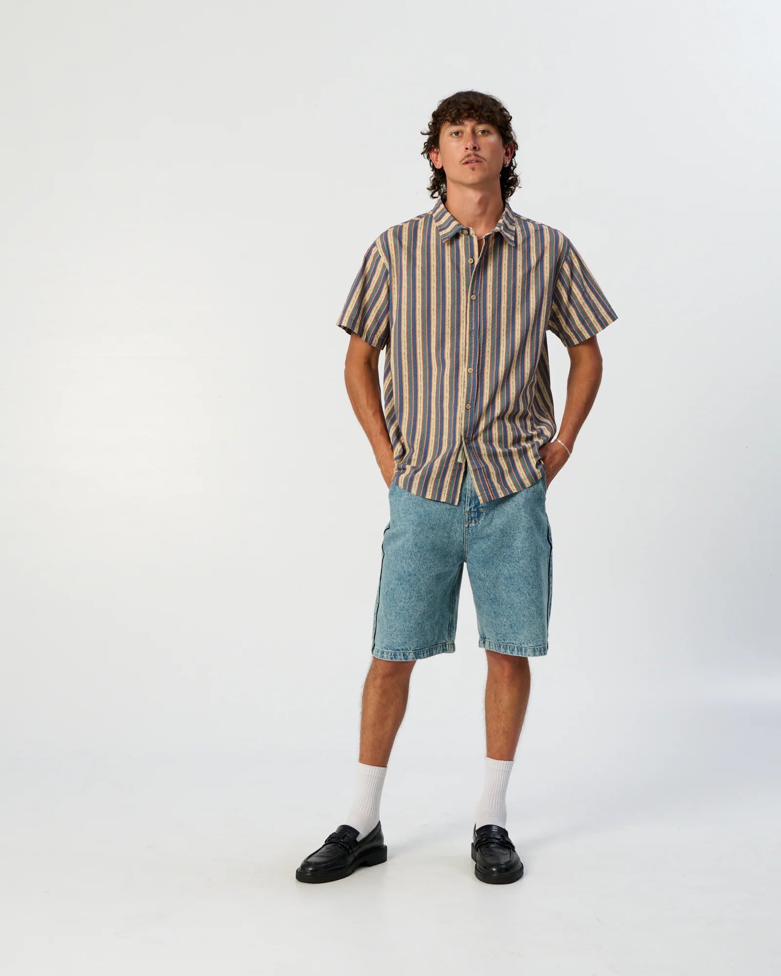 THE CRITICAL SLIDE TEMPLE SEERSUCKER RESORT SHIRT TEXTURED BUTTON UP DUSTY GREEN