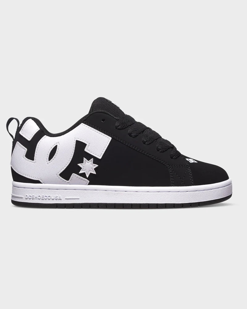 DC SHOES COURT GRAFFIK SNEAKERS – BLACK