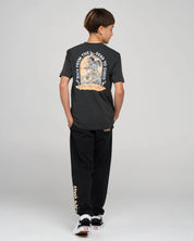 THE MAD HUEYS DEAD SHRED YOUTH SS TEE KIDS COTTON T SHIRT VINTAGE BLACK