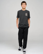 THE MAD HUEYS DEAD SHRED YOUTH SS TEE KIDS COTTON T SHIRT VINTAGE BLACK