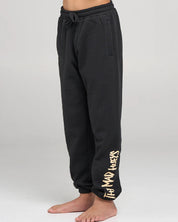 THE MAD HUEYS DEAD SHRED YOUTH TRACKPANT KIDS FLEECE JOGGERS BLACK