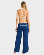 BILLABONG DIG IT WOMENS ELASTIC WAIST PANTS INK SURF BEACH TROUSERS
