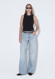 DR. DENIM RHUE LOW WIDE JEANS – DRIFT PALE USED