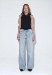 DR. DENIM RHUE LOW WIDE JEANS – DRIFT PALE USED