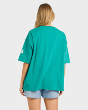 BILLABONG DREAM IN THE WIND WOMENS GRAPHIC T SHIRT IVY SURF TEE