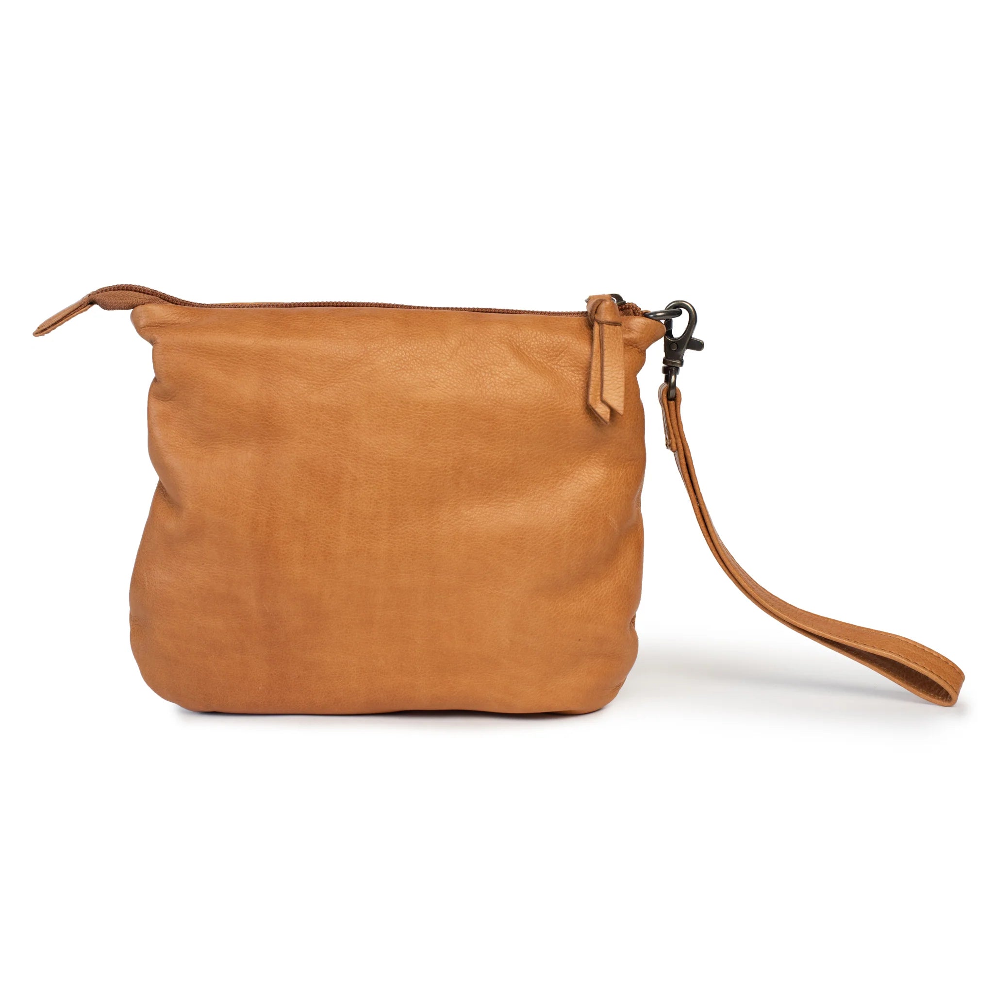 DUSKY ROBIN CASTLE IN THE SKY LEATHER BAG – TAN