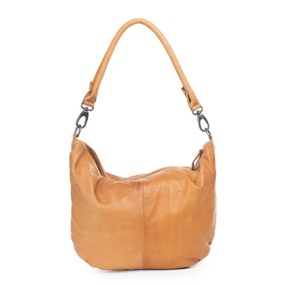 DUSKY ROBIN ELSIE LEATHER BAG – TAN