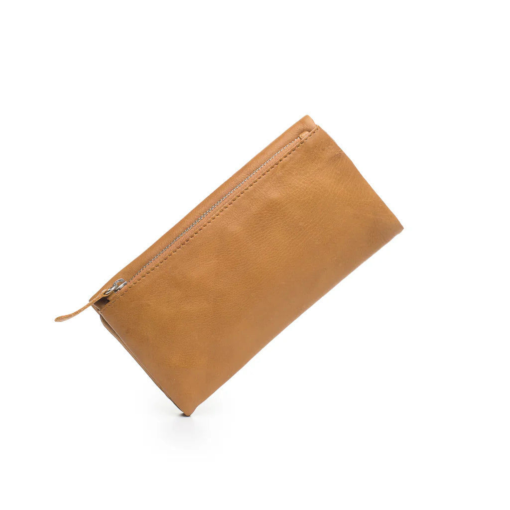 DUSKY ROBIN KEIVA LEATHER PURSE – TAN