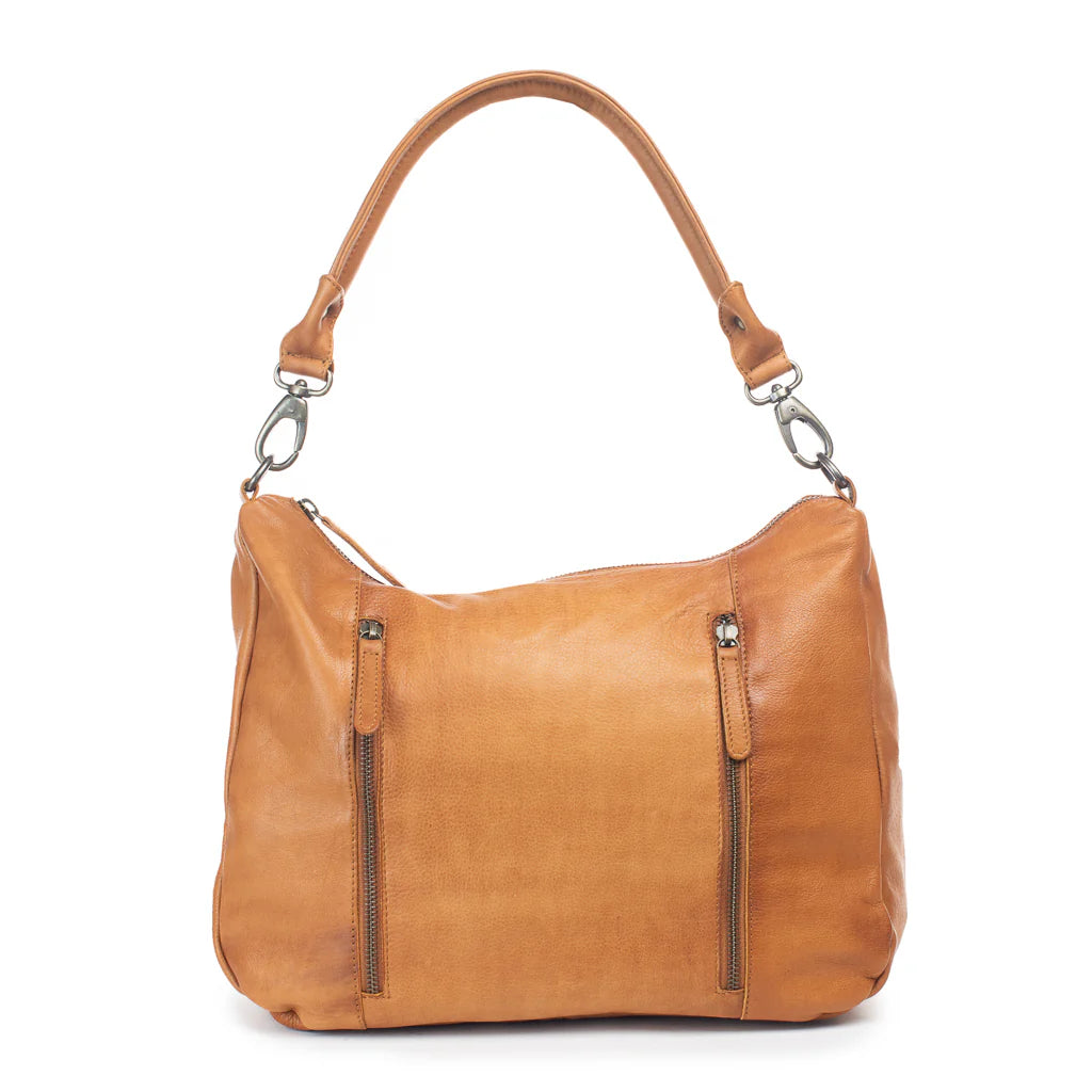 DUSKY ROBIN POPPY LEATHER BAG – TAN
