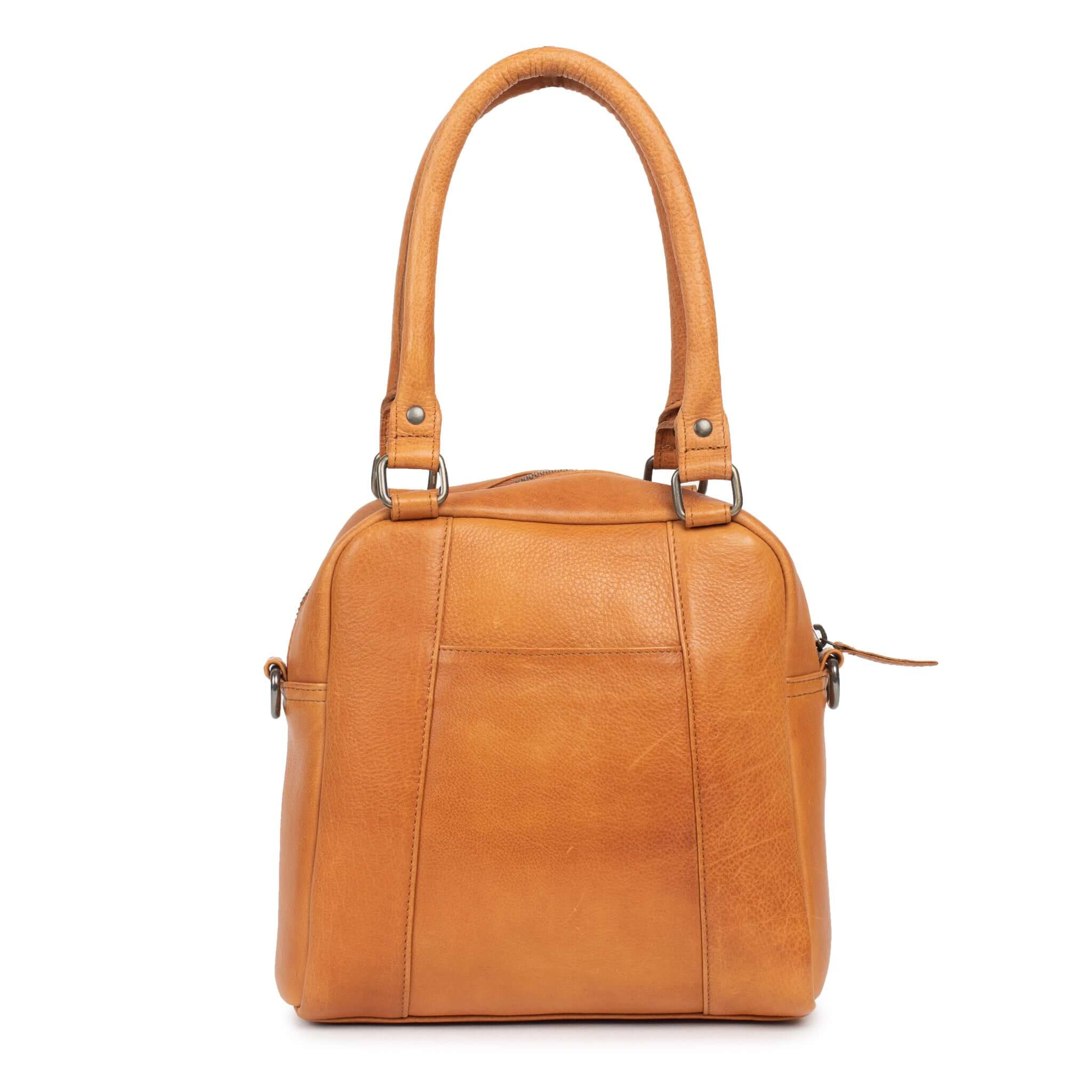 DUSKY ROBIN SUKI LEATHER HANDBAG – TAN