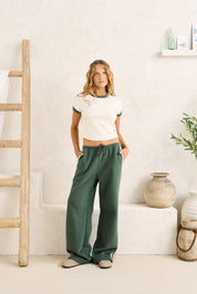 RHYTHM EMBROIDERED FLORAL TEE NATURAL HUNTER