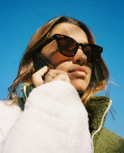 DYLAN - CRYSTAL DARK TORTOISE POLISHED / BRONZE