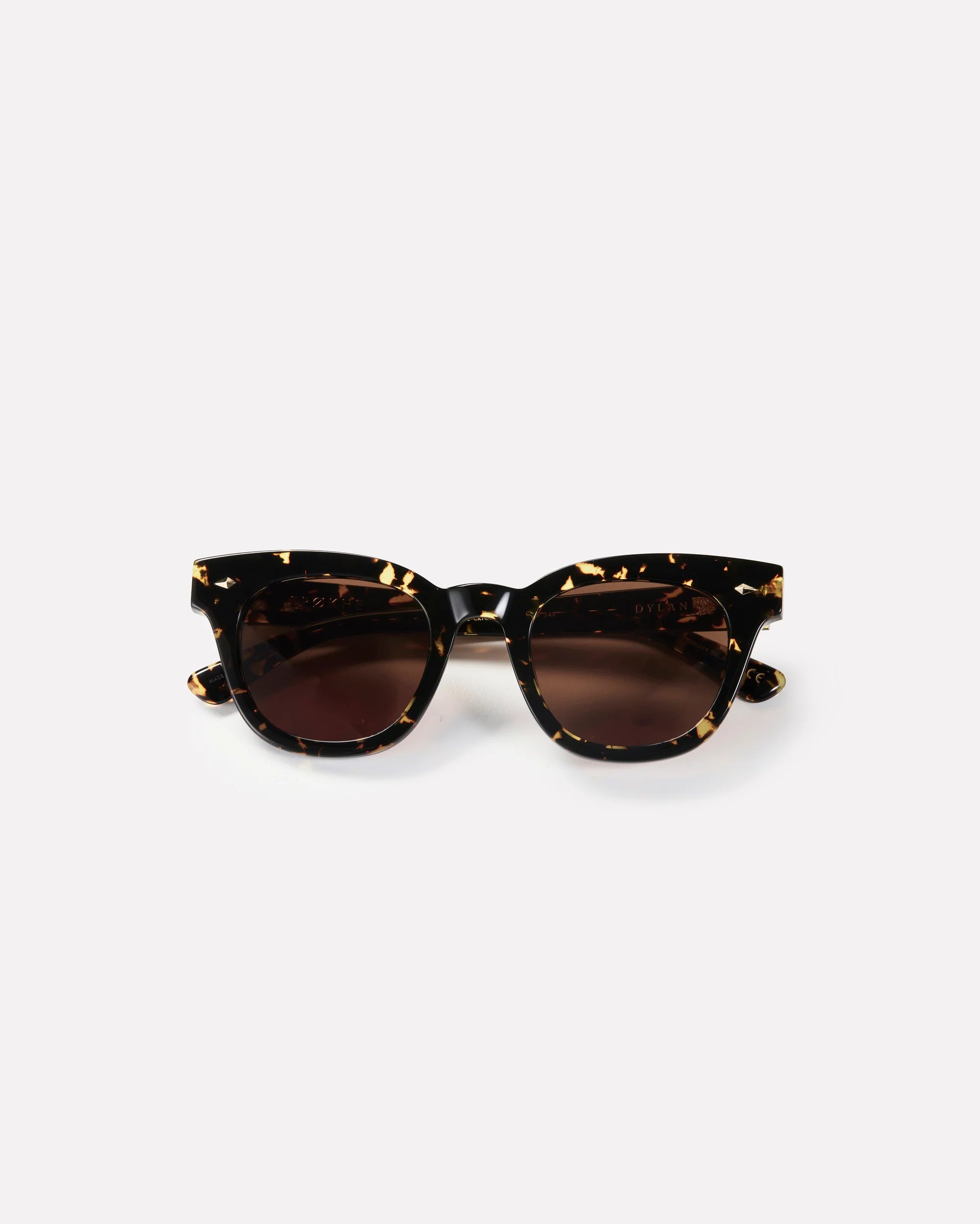 DYLAN - CRYSTAL DARK TORTOISE POLISHED / BRONZE
