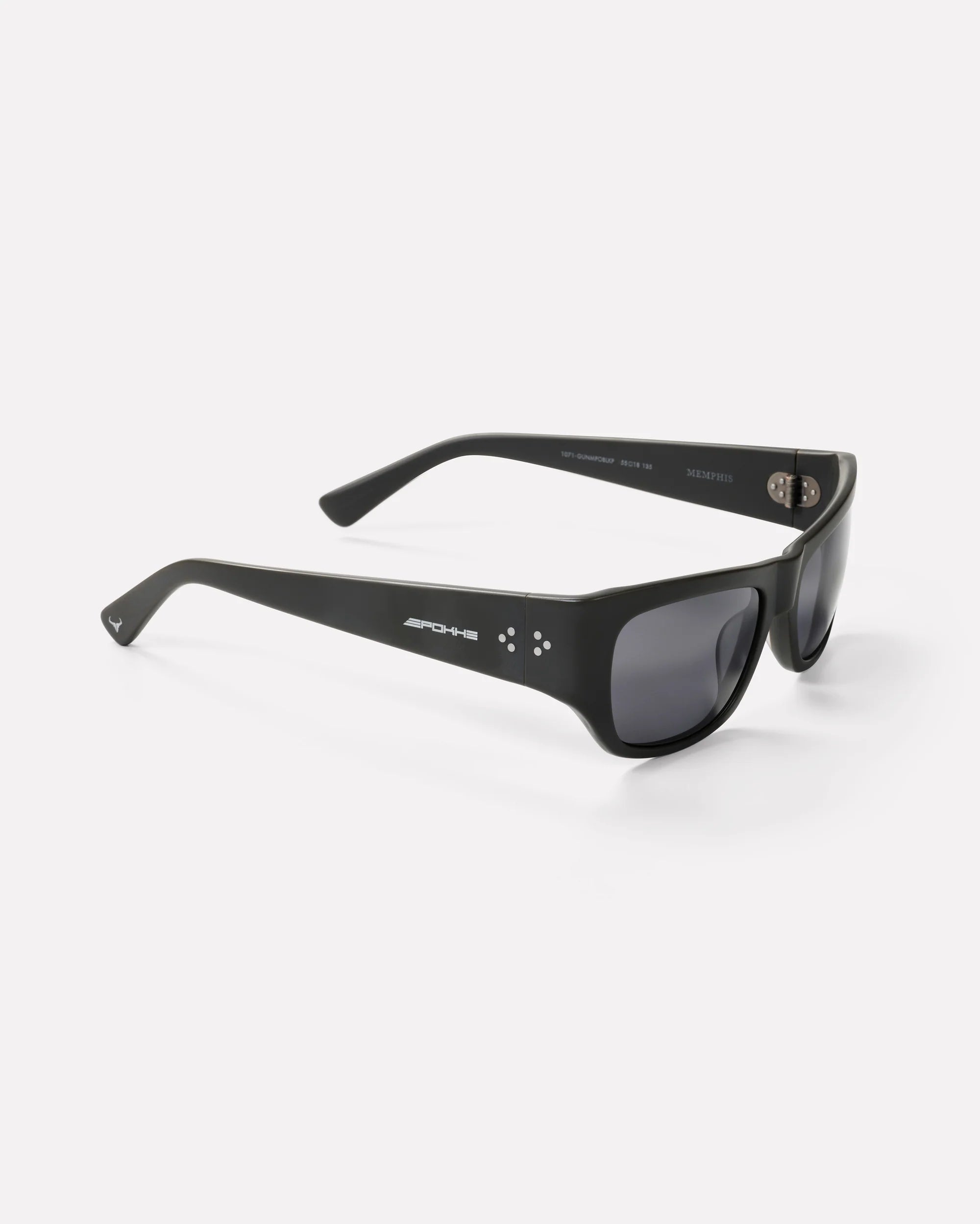 EPOKHE MEMPHIS X MARK OCCHILUPO SUNGLASSES GUNMETAL POLISHED BLACK POLARIZED