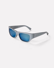EPOKHE MEMPHIS X MARK OCCHILUPO SUNGLASSES SILVER POLISHED BLUE IRIDIUM