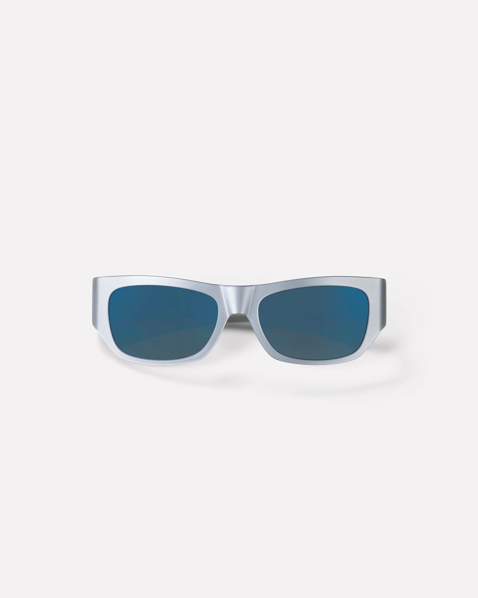 EPOKHE MEMPHIS X MARK OCCHILUPO SUNGLASSES SILVER POLISHED BLUE IRIDIUM