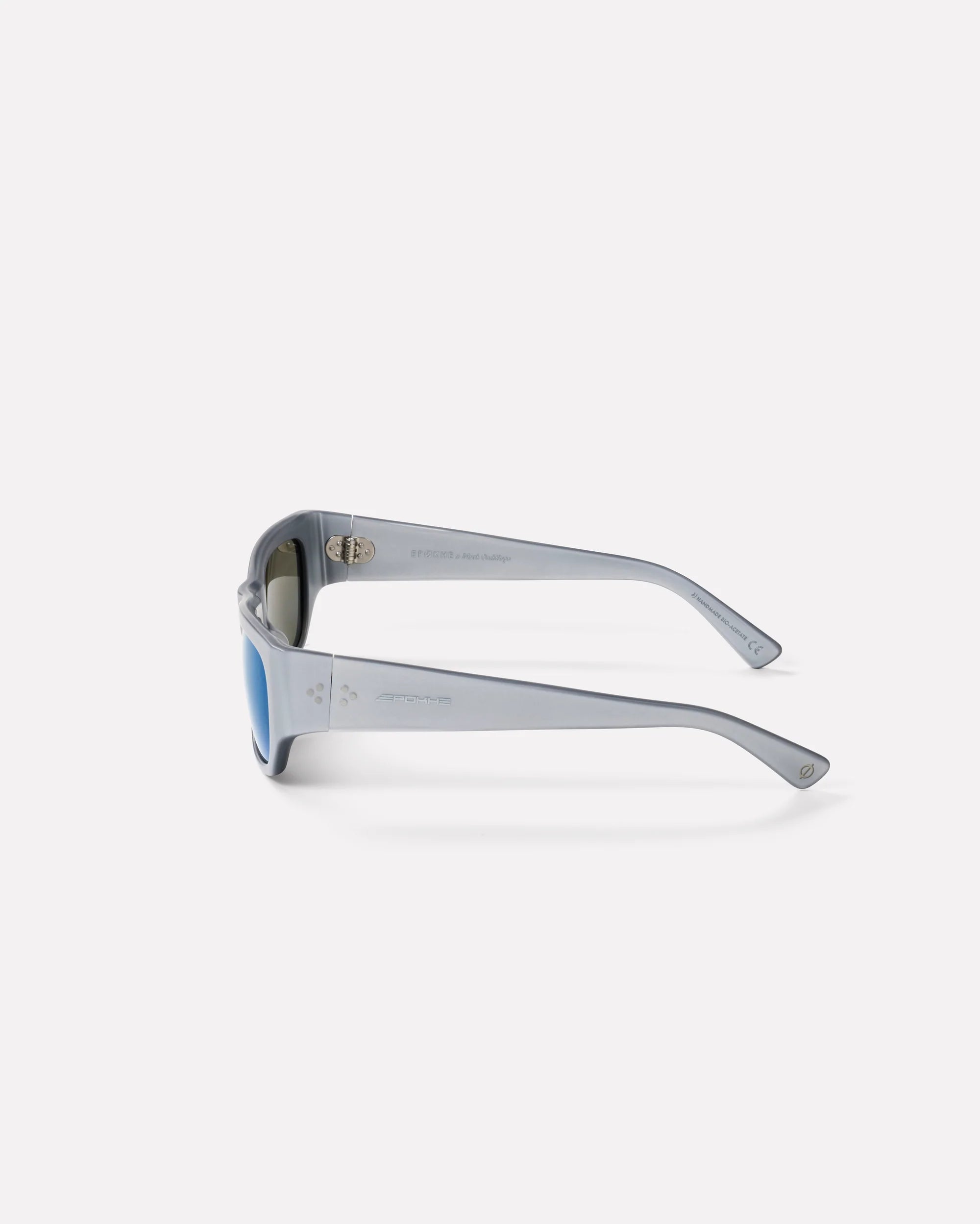 EPOKHE MEMPHIS X MARK OCCHILUPO SUNGLASSES SILVER POLISHED BLUE IRIDIUM