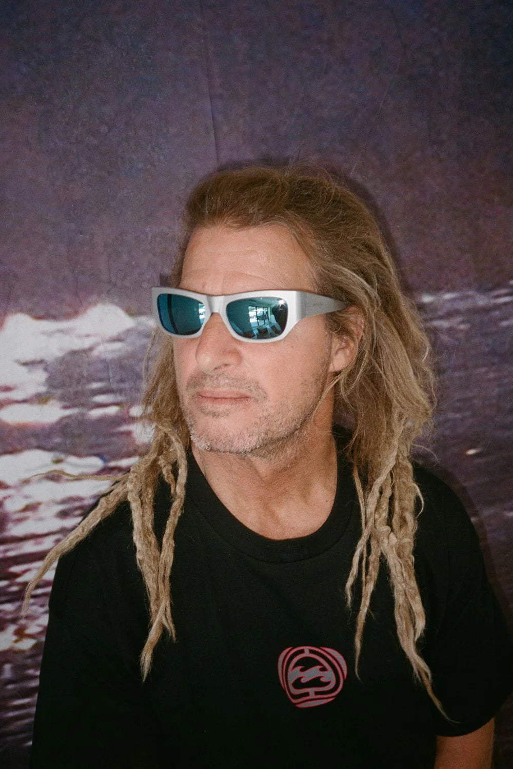 EPOKHE MEMPHIS X MARK OCCHILUPO SUNGLASSES SILVER POLISHED BLUE IRIDIUM