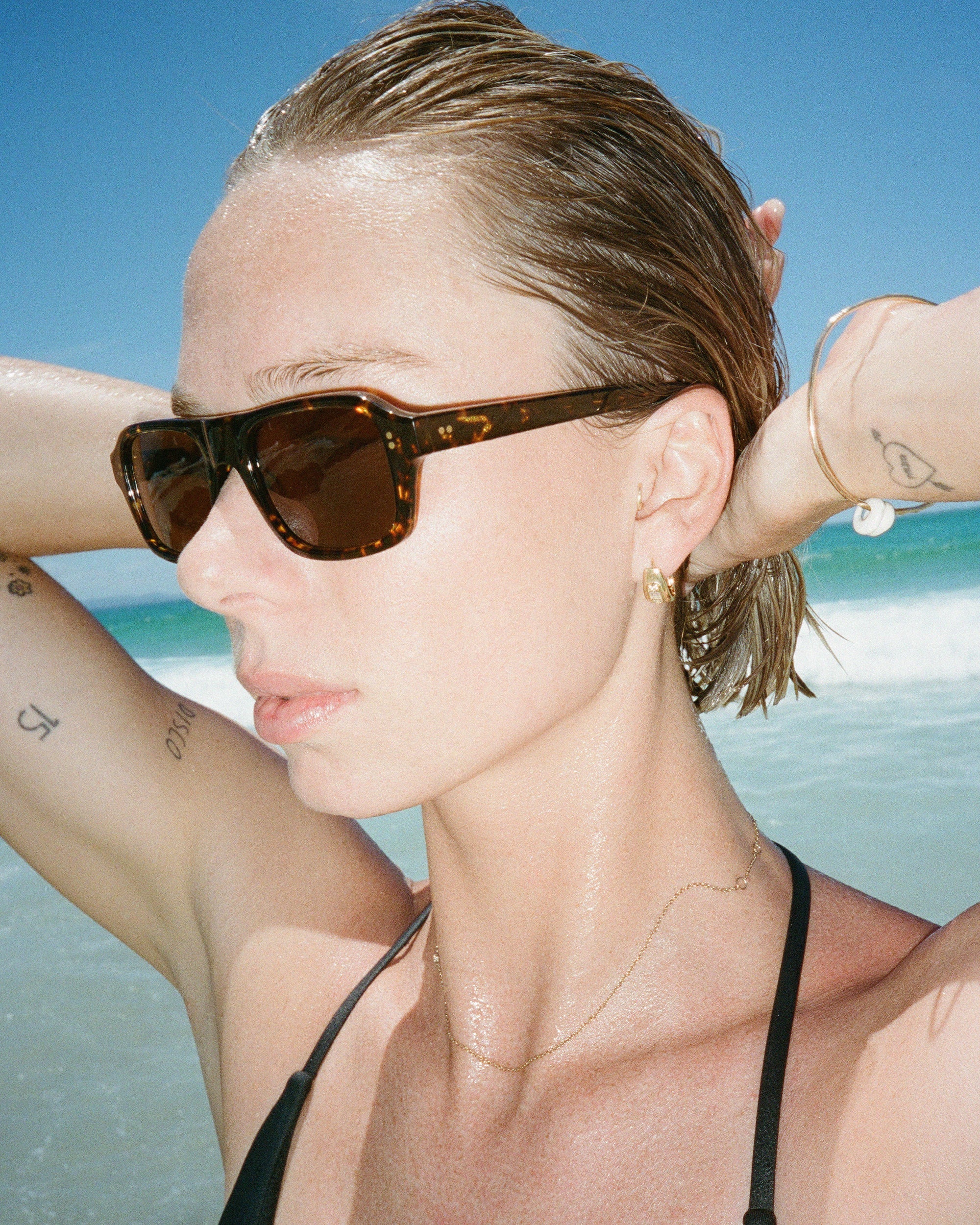 MONO - CRYSTAL DARK TORTOISE POLISHED / BRONZE AMBER POLARIZED