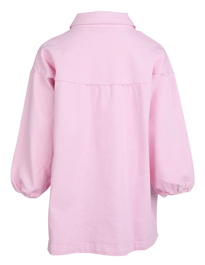 EVE GIRL QUINN BABY DOLL DRESS GIRLS DENIM MINI DRESS