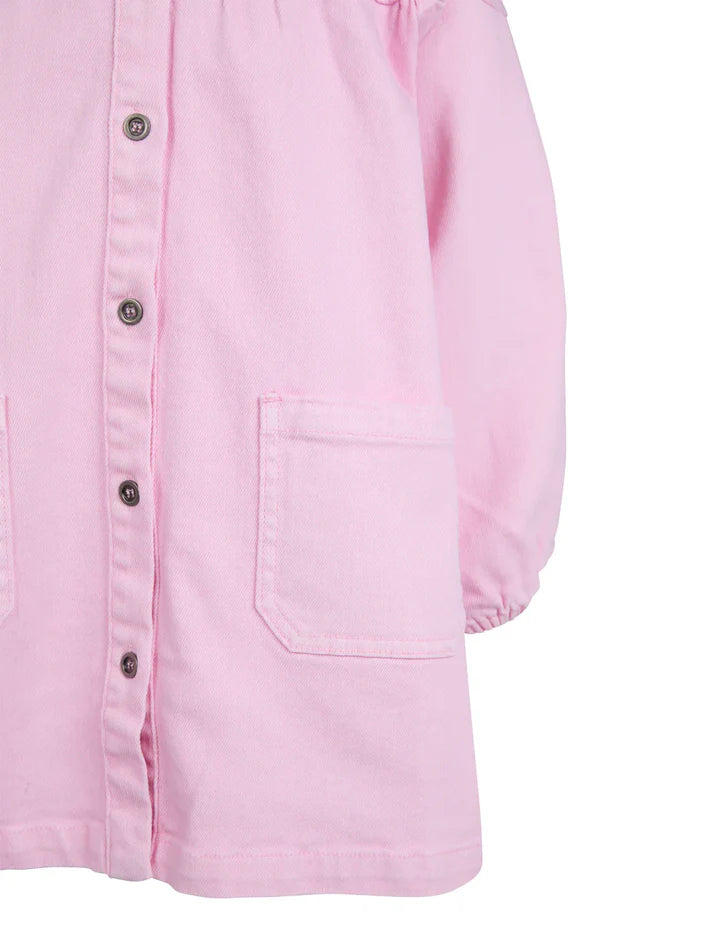 EVE GIRL QUINN BABY DOLL DRESS GIRLS DENIM MINI DRESS