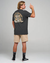 MAD HUEYS FK OFF FISH SS TEE MENS FISHING T SHIRT VINTAGE BLACK