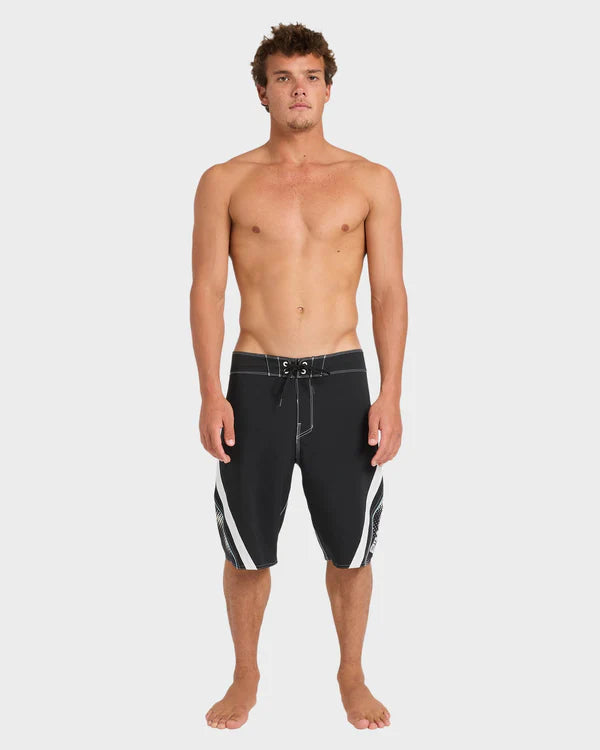 BILLABONG FLUID 2K PRO MENS 21 INCH BOARDSHORTS BLACK SURF SHORTS