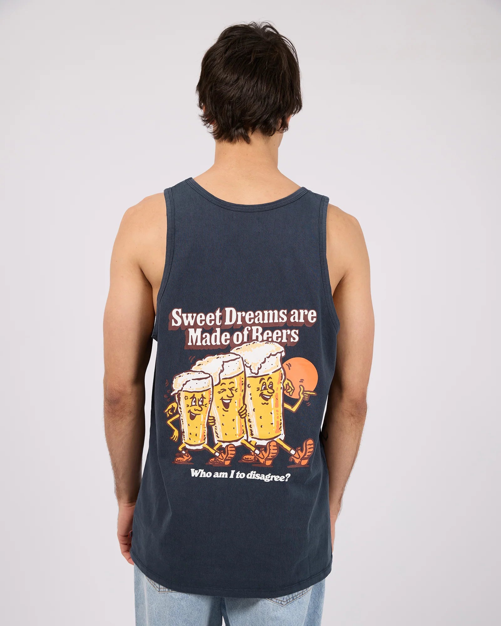 GENERAL STORE MERCH SWEET DREAMS SINGLET – NAVY